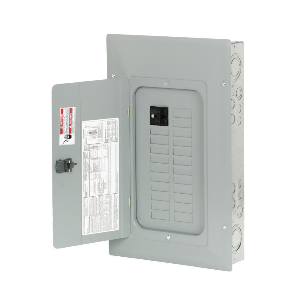 BR 100 Amp 20-Space 40-Circuit Indoor Main Breaker Load Center with Combination Cover - Super Arbor