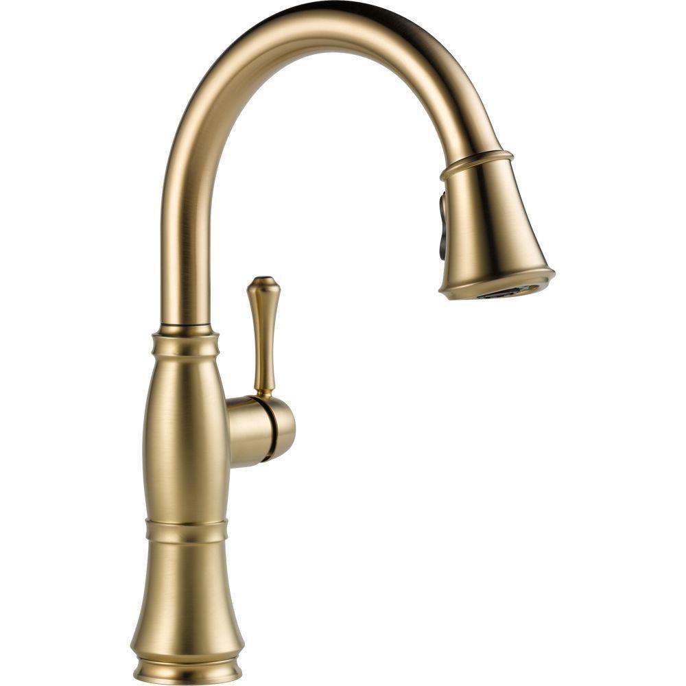 Cassidy Single-Handle Pull-Down Sprayer Kitchen Faucet in Venetian Bronze - Super Arbor