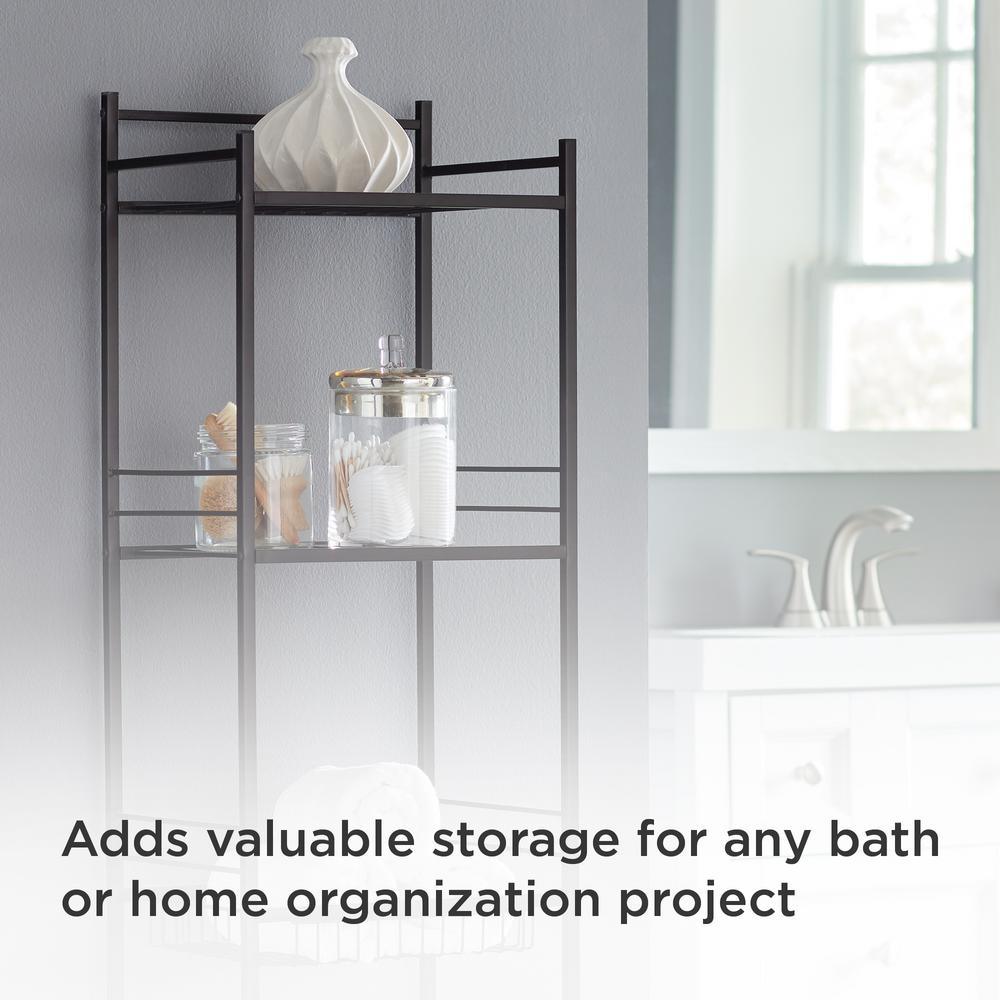 Slat Style 14 in. W x 11 in. D x 58.5 in. H Towel Tower in Bronze - Super Arbor
