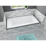 EverClean 6 ft. Reversible Deep Soak Drain Soaking Tub in White - Super Arbor