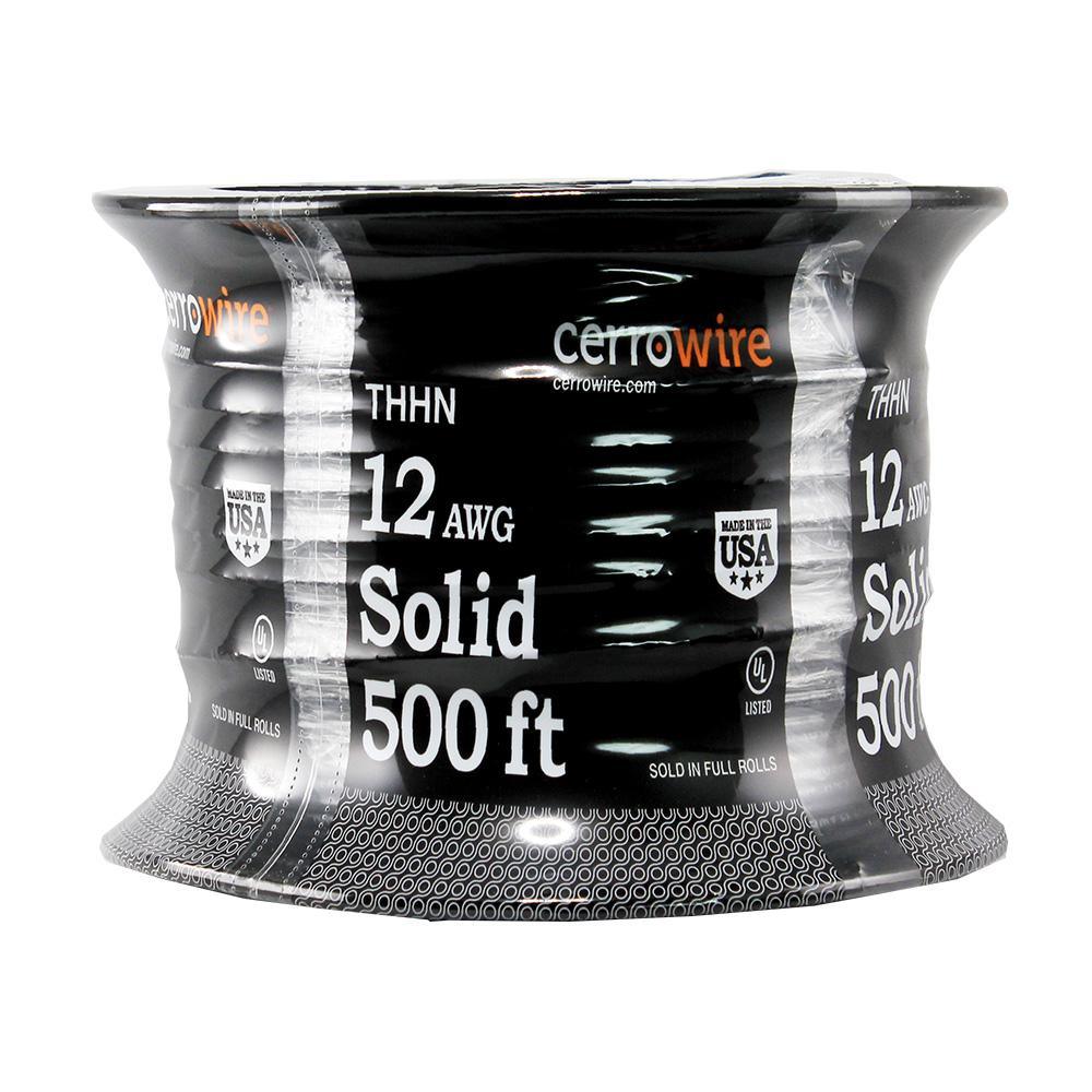500 ft. 12/1 Green Solid THHN Wire - Super Arbor