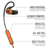 PRO Noise Reduction Bluetooth Safety Earbuds, 27 NRR, 10 hr Battery, OSHA Compliant Work Headphones - Super Arbor