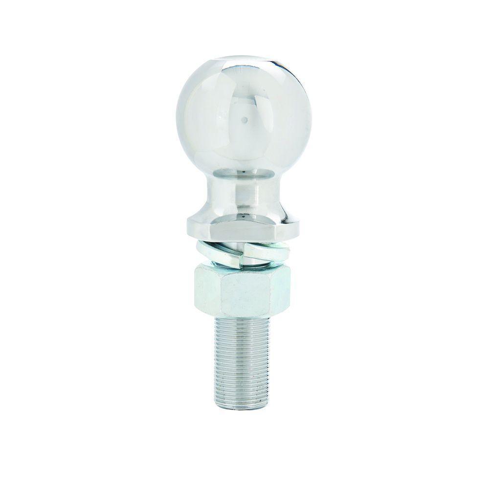 TowSmart 6,000 lb. Capacity 2-5/16 in. Ball x 1 in. Shank Diameter x 3 in. Shank Length Chrome Hitch Ball - Super Arbor