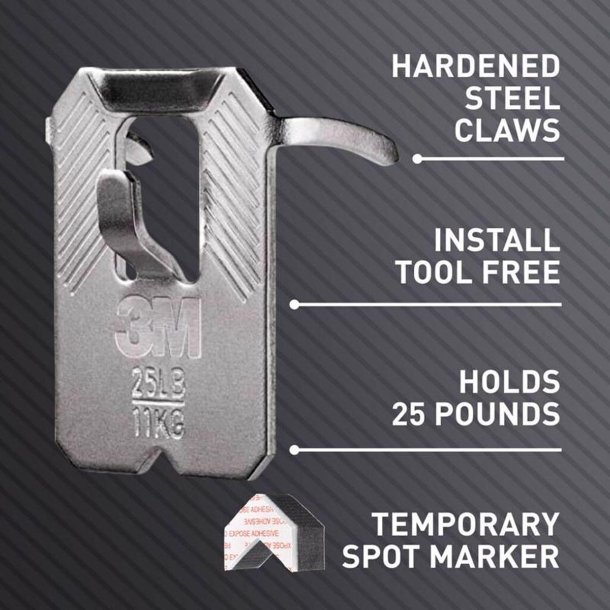 3M Claw Drywall Picture Hanging Set, 45 lb Capacity, 10-Piece