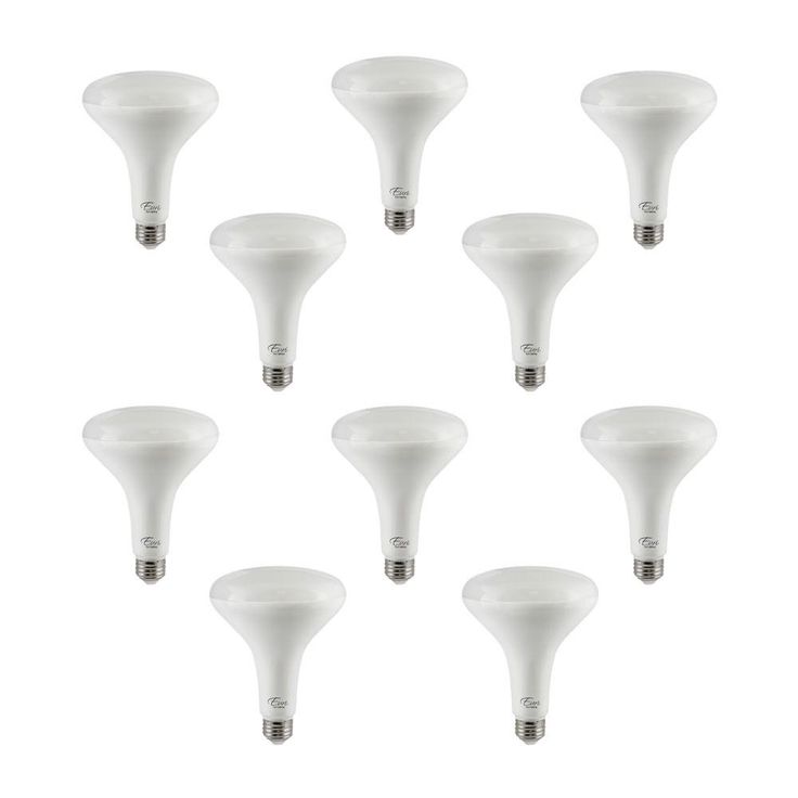 Euri Lighting 100-Watt Equivalent BR40 Energy Star and Dimmable LED Light Bulb in Soft White 3000k (10-Pack)