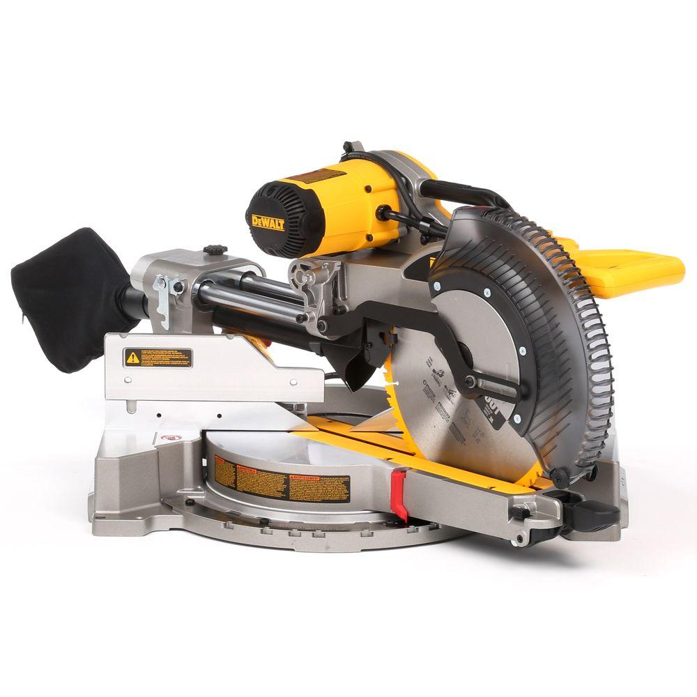 15 Amp Corded 12 in. Sliding Miter Saw with Bonus Heavy-Duty Miter Saw Stand - Super Arbor
