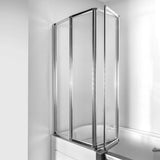 Elite 52 in. Walk-In Whirlpool and Air Bath Bathtub in White with RH Door, Thermostatic Faucet, Dual Drain,Shower Screen - Super Arbor