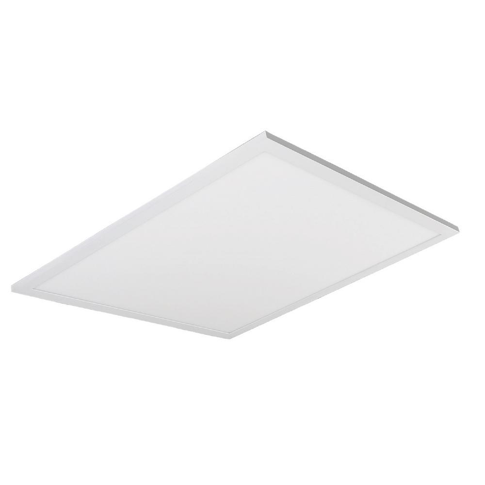 Field Adjustable 2 ft. x 4 ft. Selectable Lumens Integrated LED Panel Light Selectable CCT (4-Pack) - Super Arbor