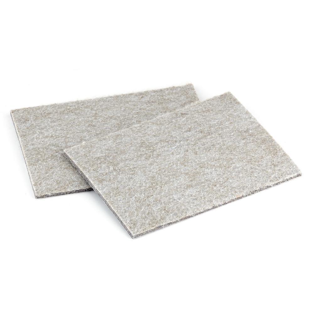 5-31/32 in. Self-adhesive Felt Pads (2-Pack) - Super Arbor