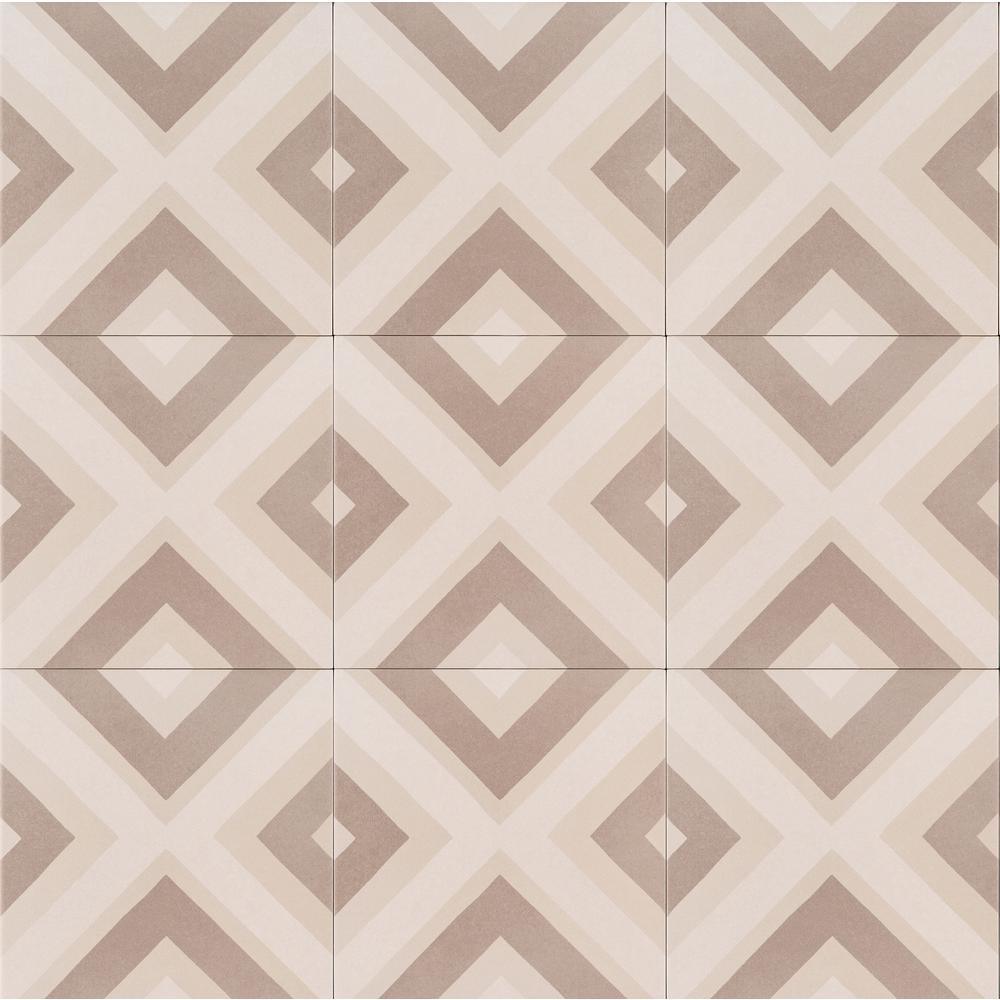 Zoudia 8 in. x 8 in. Matte Porcelain Floor and Wall Tile (5.33 sq. ft. / case) - Super Arbor
