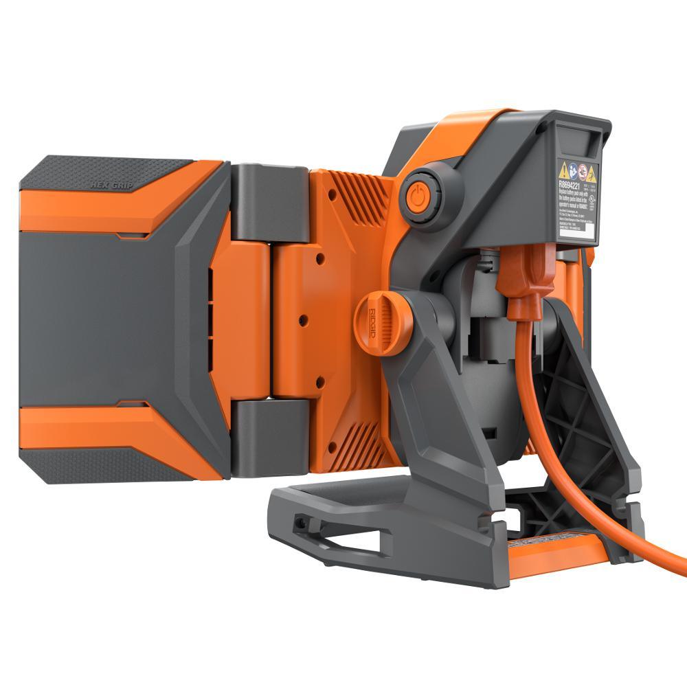 18-Volt Cordless Hybrid Folding Panel Light with 1.5 Ah Lithium-Ion Battery - Super Arbor