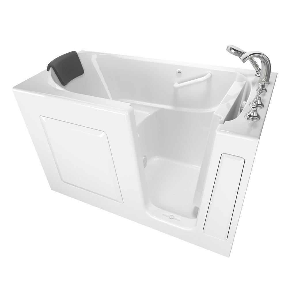 Gelcoat Premium Series 60 in. Left Hand Walk-In Soaking Tub in White - Super Arbor