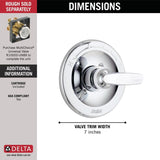 Delta 0.5-in Chrome Bathtub/Shower Diverter