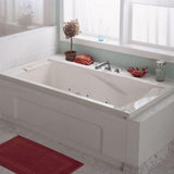 Evolution 60 in. x 32 in. Whirlpool Tub with EverClean in White - Super Arbor