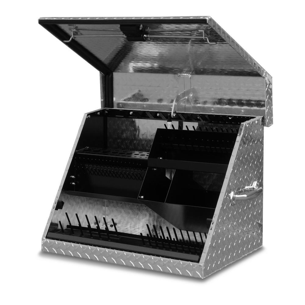 27 in. 0-Drawer Portable Top Chest in Aluminum - Super Arbor