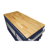52 in. 9-Drawer Mobile Workbench in Gloss Blue - Super Arbor