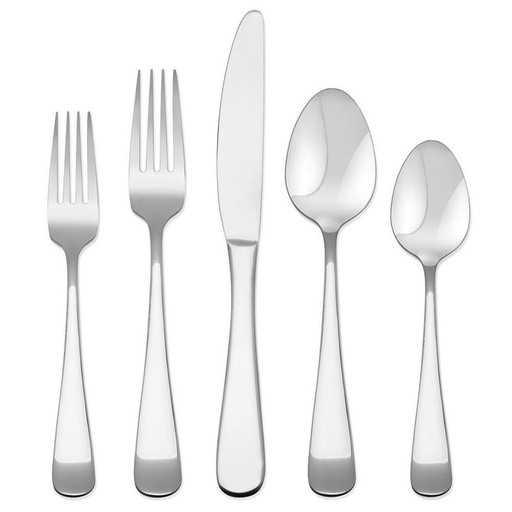 Melody 45 Piece Hammered Flatware Set (Service for 8)