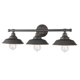 Iron Hill 3-Light Oil-Rubbed Bronze Wall Fixture