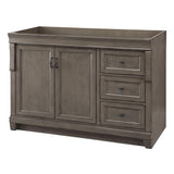 Naples 30 in. W Bath Vanity Cabinet Only in Tobacco with Right Hand Drawers - Super Arbor