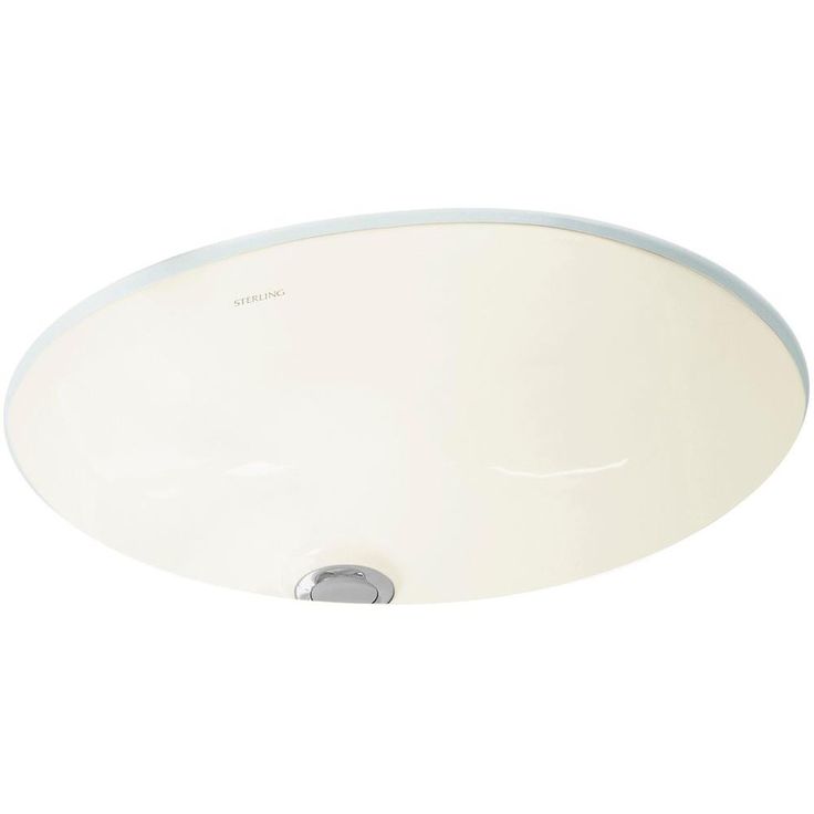 STERLING Wescott Under-Mounted Vitreous China Bathroom Sink in White with Overflow Drain