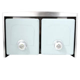 Farmhouse Apron Front Undermount 16-Gauge Stainless Steel 33 in. 50/50 Double Bowl Kitchen Sink with Grid Set and Drains