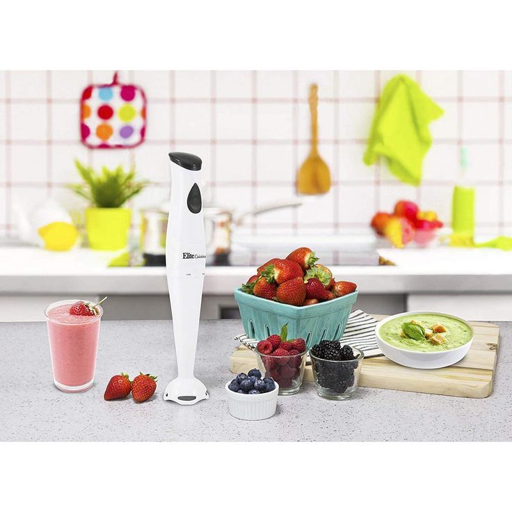 Single Speed White Immersion Blender