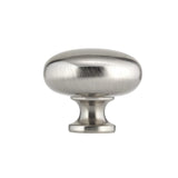 1-1/4 in. (32 mm) Brushed Nickel Contemporary Metal Cabinet Knob - Super Arbor