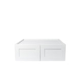 Ready to Assemble 36x24x12 in. Shaker High Double Door Wall Cabinet in White