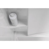 Accord 36 in. x 60 in. x 76 in. Bath and Shower Kit with Right-Hand Drain in White - Super Arbor