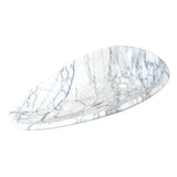 Eden Bath Pod Shaped Vessel Sink in Polished Carrara White Marble
