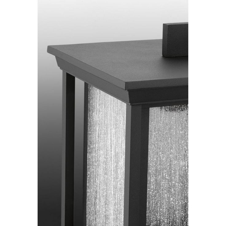 Endicott Collection 1-Light Outdoor Black Post Lamp