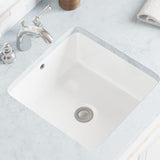 MR Direct Undermount Porcelain Bathroom Sink in White