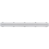 Vapor Tight 4 ft. 3600 Lumens Integrated LED Grey Wraparound Light 4000K Bright White Multi-Volt Weatherproof