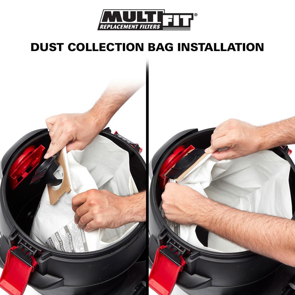 15 Gal. to 22 Gal. Dust Collection Bags for Genie and Shop-Vac Wet/Dry Vacuums (3-Pack) - Super Arbor
