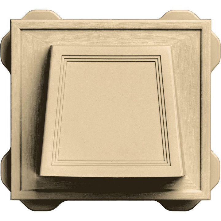 6.6875 in. x 7.375 in. #016 Gray 4 in. Hooded Siding Vent - Super Arbor