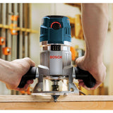 15 Amp 3-1/2 in. 2.3 HP Corded Electric Variable Speed Fixed Base Router Kit with Trigger Control - Super Arbor