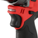 M12 FUEL 12-Volt Lithium-Ion Brushless Cordless 1/2 in. Hammer Drill Kit with 4.0 Ah and 2.0 Ah Battery and Hard Case - Super Arbor