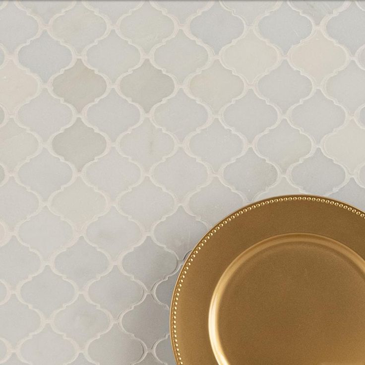 MSI Greecian White Arabesque 12 in. x 12 in. x 10 mm Polished Marble Mosaic Floor and Wall Tile (10 sq. ft./case)