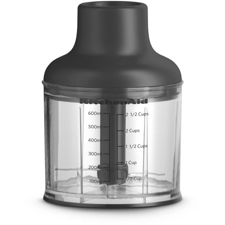 5-Speed Silver Immersion Blender with Whisk and Chopper Attachments