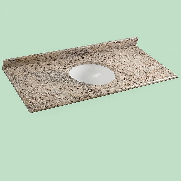 Home Decorators Collection 61-inch Rustic Gold Cultured Marble Vanity Top