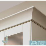 Shaker Assembled 30 in. x 84.5 in. x 24 in. Pantry Cabinet in Vanilla White - Super Arbor