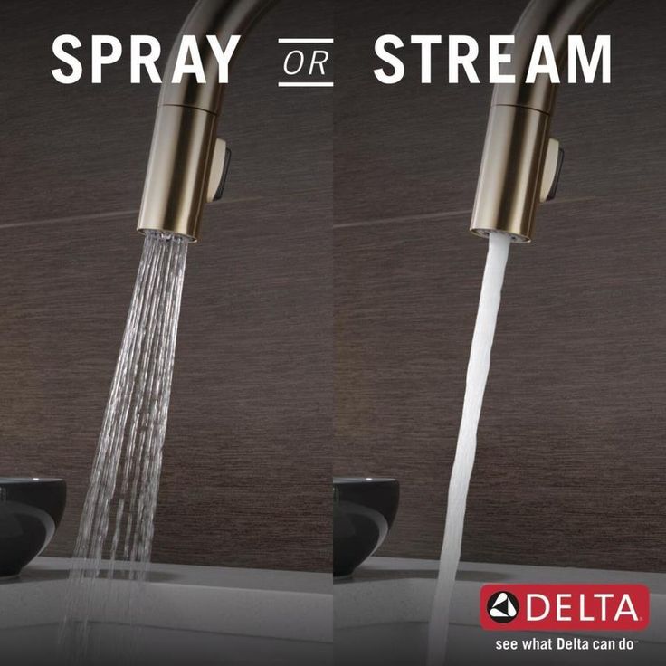 Delta Trask Champagne Bronze 1-Handle Deck-Mount Pull-Down Handle Kitchen Faucet (Deck Plate Included)