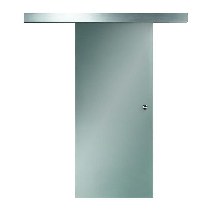 38 in. x 81 in. Glass Sliding Barn Door with Hardware Kit - Super Arbor