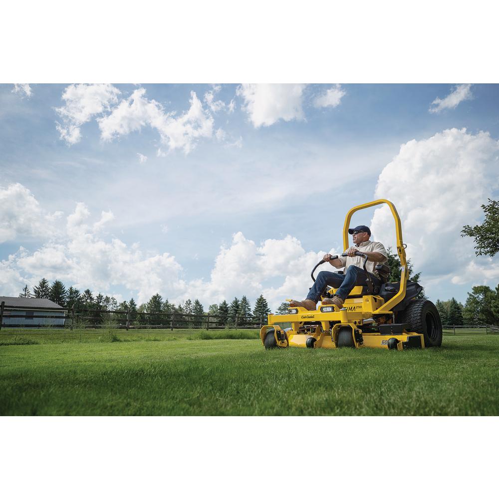 Cub Cadet Ultima ZTX5 60 in. Fab Deck 24 HP Kawasaki V-Twin Zero Turn Mower with Roll Over Protection and Front Wheel Suspension - Super Arbor