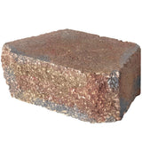 4 in. x 11.75 in. x 6.75 in. Pewter Concrete Retaining Wall Block - Super Arbor