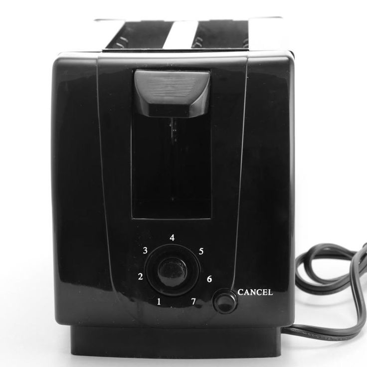 Better Chef 2-Slice Black 500-Watt Toaster