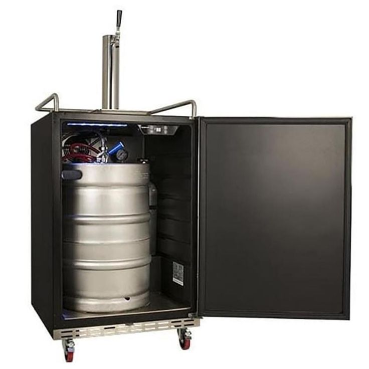 EdgeStar Half-Barrel Keg Black Digital Kegerator