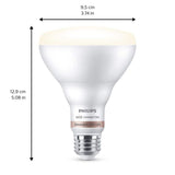 Philips Soft White BR30 LED 65-Watt Equivalent Dimmable Smart Wi-Fi Wiz Connected Wireless Light Bulb