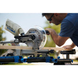 12 in. Sliding Compound Miter Saw with Laser - Super Arbor