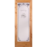 30 in. x 80 in. Pantry Smooth 1 Lite Primed MDF Interior Door Slab - Super Arbor